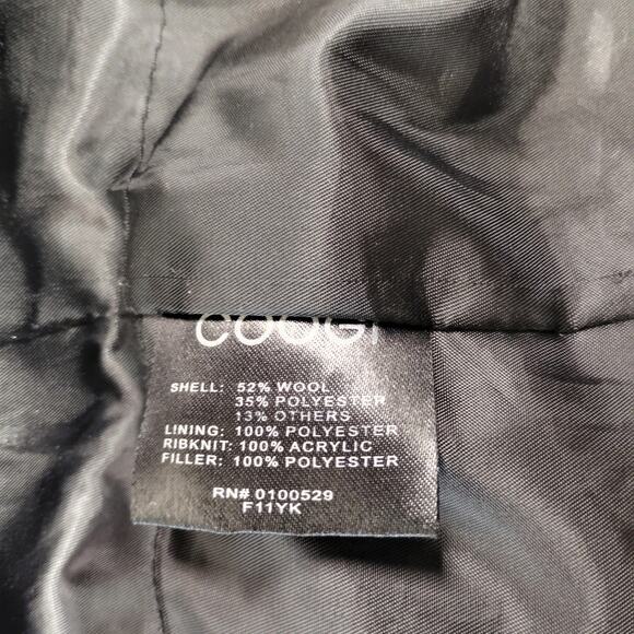 Coogi Mens Black Utility Field Jacket Full Zip Pockets Casual Outerwear Size 2XL - Picture 4 of 14